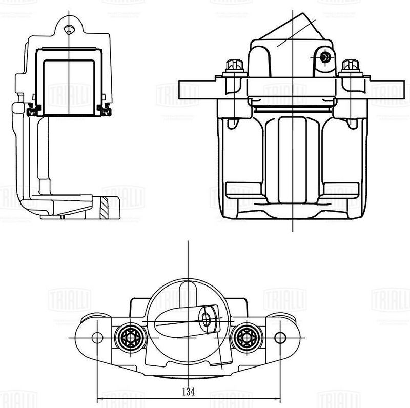 Тормозной суппорт TRIALLI CF413