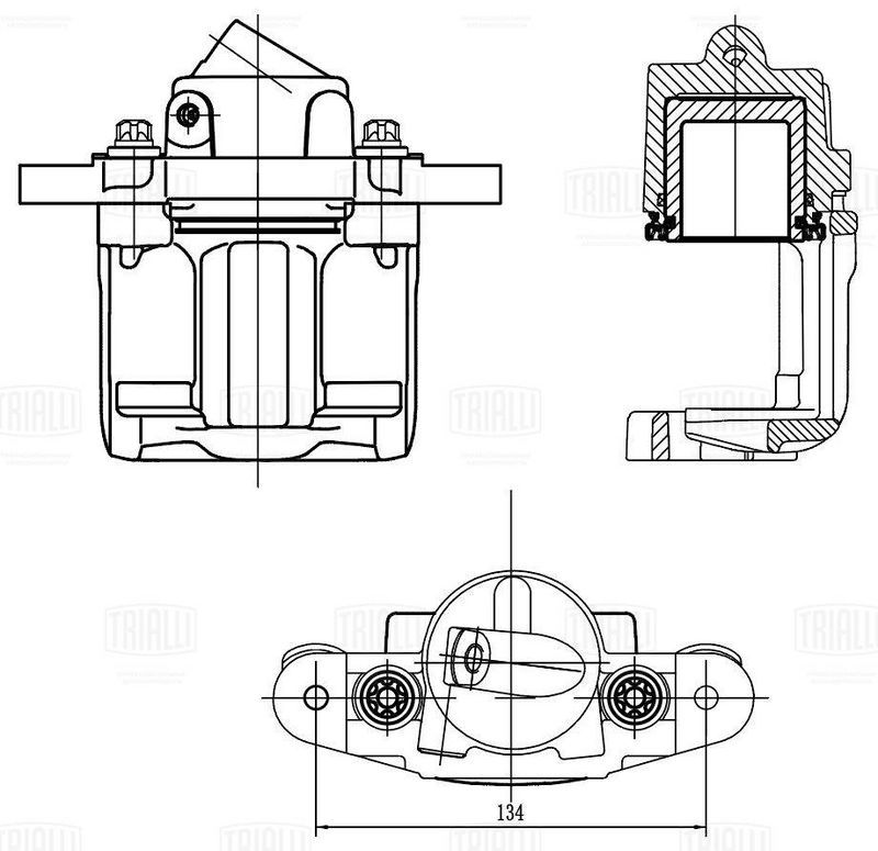 Тормозной суппорт TRIALLI CF415