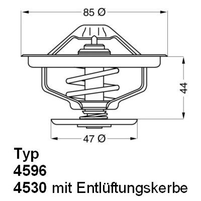 Термостат, охлаждающая жидкость BorgWarner 459683D