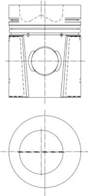 Поршень KOLBENSCHMIDT 94596600