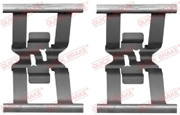 Комплектующие, колодки дискового тормоза QUICK BRAKE 1091898