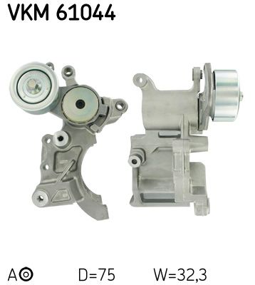 Натяжитель ремня, клиновой зубча SKF VKM61044