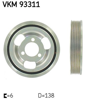 Ременный шкив, коленчатый вал SKF VKM93311