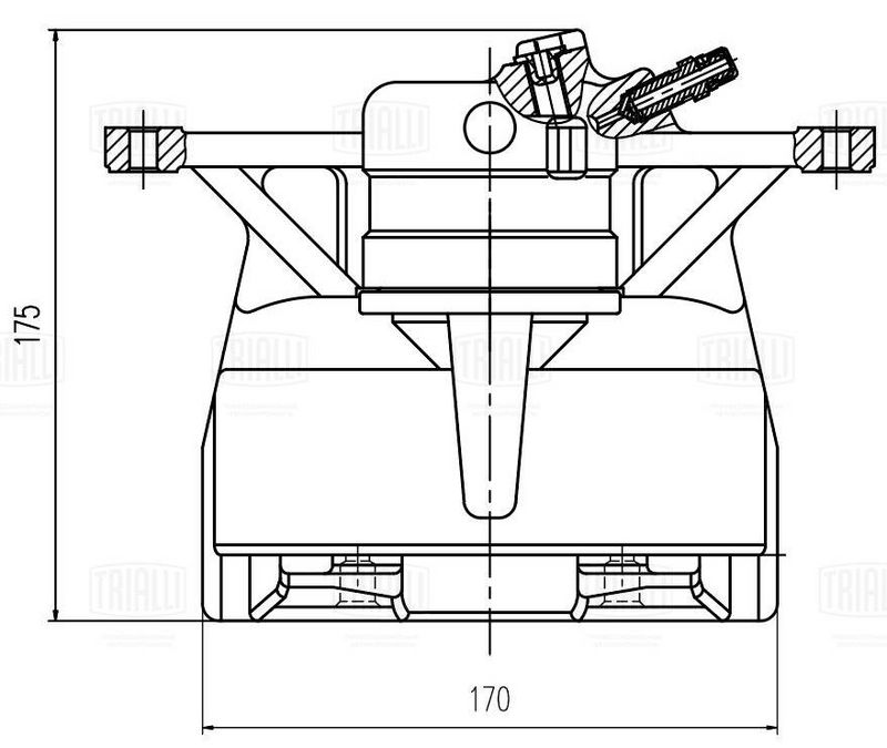 Тормозной суппорт TRIALLI CF205902