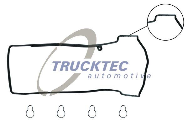 Комплект прокладок, крышка головки цилиндра TRUCKTEC AUTOMOTIVE 0210119
