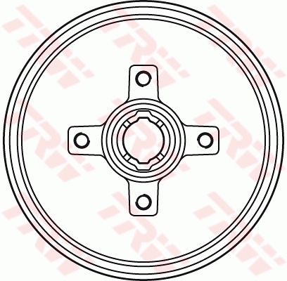 Тормозной барабан TRW DB4134BR