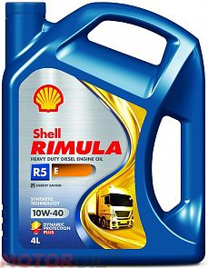 SHELL Rimula R5 E 10W-40 4 л. SHELL 550046355