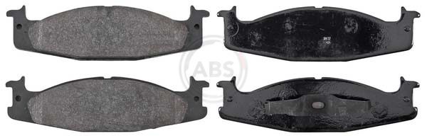 Комплект тормозных колодок, дисковый тормоз ABS 38632
