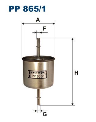 Топливный фильтр FILTRON PP8651