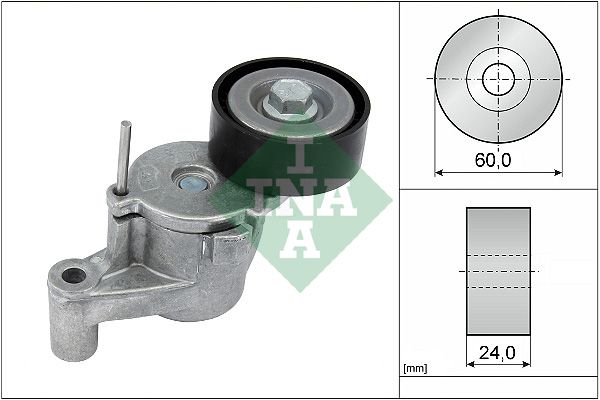 Натяжитель ремня, клиновой зубча INA 534072610