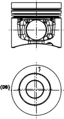Поршень KOLBENSCHMIDT 40441600