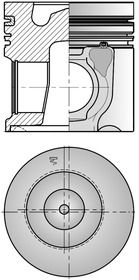 Поршень KOLBENSCHMIDT 41504600
