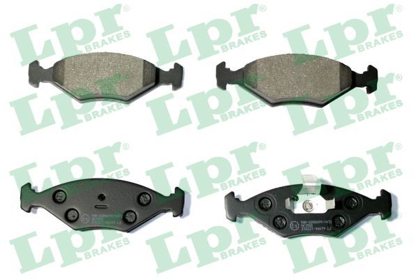 Комплект тормозных колодок, дисковый тормоз LPR 05P679