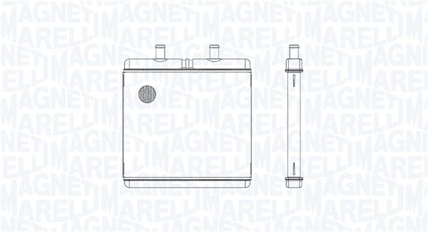 Теплообменник, отопление салона MAGNETI MARELLI 350218072000