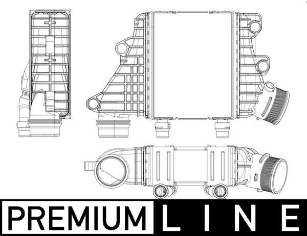 Интеркулер MAHLE CI412000P