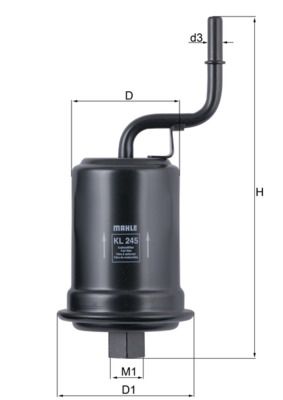 Топливный фильтр MAHLE KL245