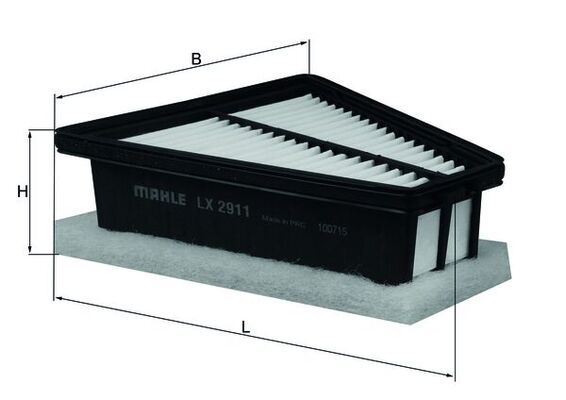 Воздушный фильтр MAHLE LX2911