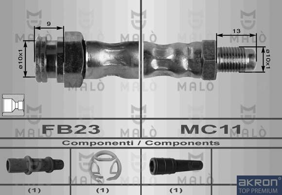 Тормозной шланг MALO 8410