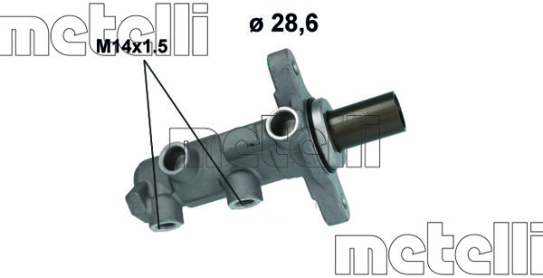 Главный тормозной цилиндр METELLI 050848