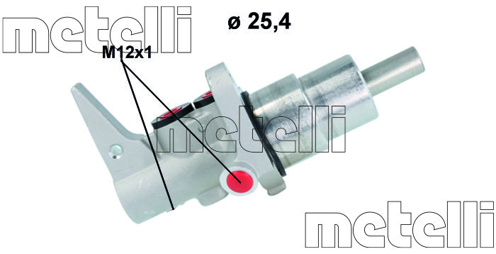 Главный тормозной цилиндр METELLI 051194
