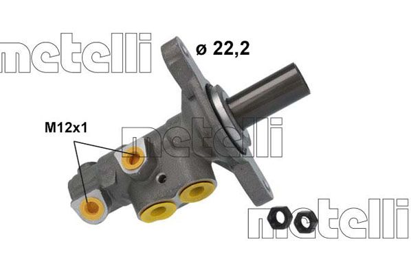 Главный тормозной цилиндр METELLI 051227