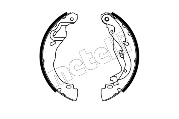 Комплект тормозных колодок METELLI 530749