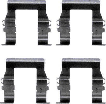 Комплектующие, колодки дискового тормоза MINTEX MBA1194