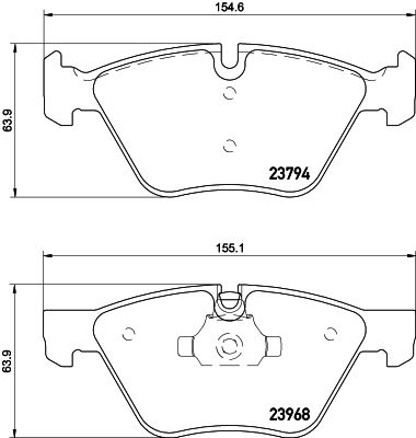 Комплект тормозных колодок, дисковый тормоз PAGID 8DB355011321