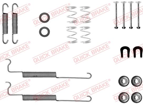 Комплектующие, тормозная колодка QUICK BRAKE 1050049