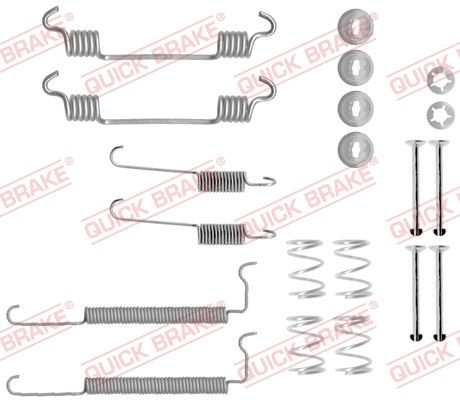 Комплектующие, тормозная колодка QUICK BRAKE 1050710
