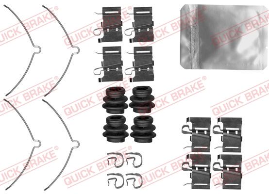 Комплектующие, колодки дискового тормоза QUICK BRAKE 1090001