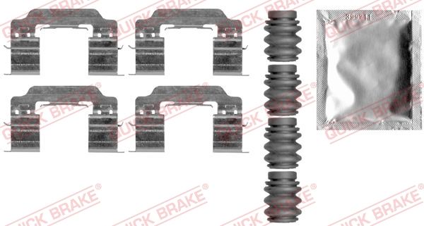 Комплектующие, колодки дискового тормоза QUICK BRAKE 1090007