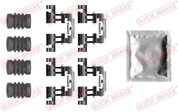 Комплектующие, колодки дискового тормоза QUICK BRAKE 1090025