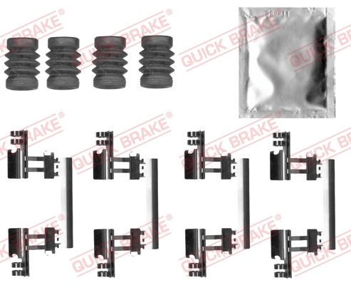 Комплектующие, колодки дискового тормоза QUICK BRAKE 1090027
