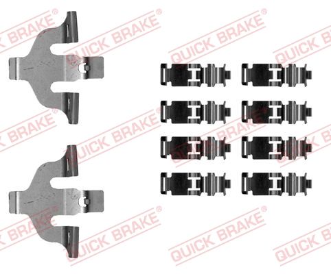 Комплектующие, колодки дискового тормоза QUICK BRAKE 1090030