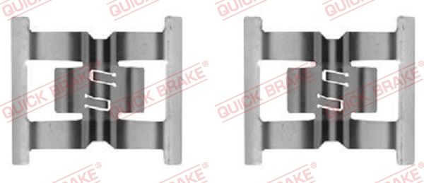 Комплектующие, колодки дискового тормоза QUICK BRAKE 1090031