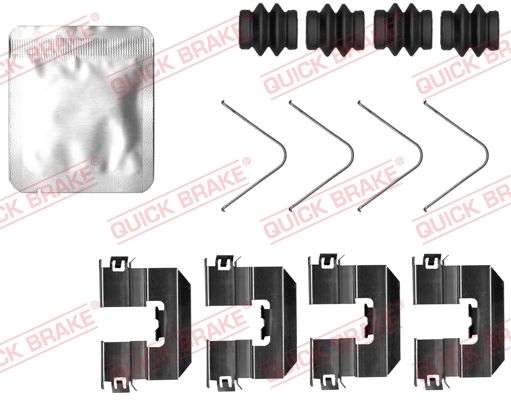 Комплектующие, колодки дискового тормоза QUICK BRAKE 1090034