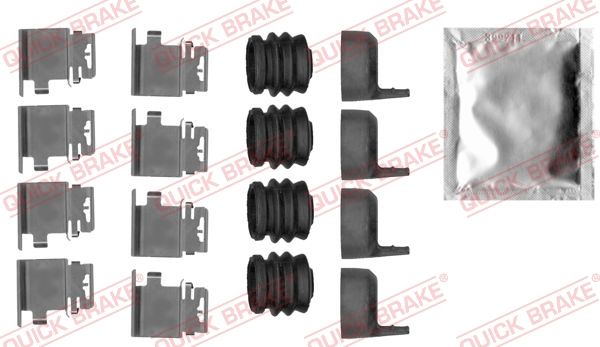 Комплектующие, колодки дискового тормоза QUICK BRAKE 1090036