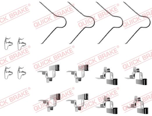 Комплектующие, колодки дискового тормоза QUICK BRAKE 1091030