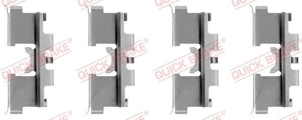 Комплектующие, колодки дискового тормоза QUICK BRAKE 1091068
