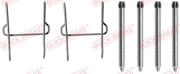Комплектующие, колодки дискового тормоза QUICK BRAKE 1091081