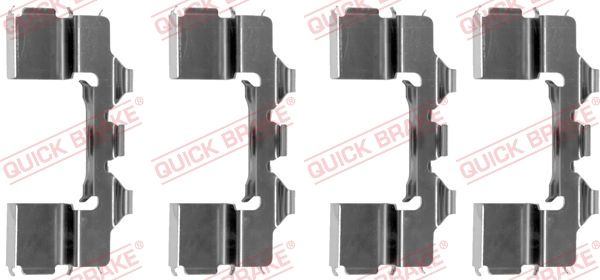Комплектующие, колодки дискового тормоза QUICK BRAKE 1091104