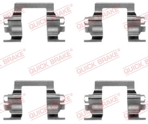 Комплектующие, колодки дискового тормоза QUICK BRAKE 1091117