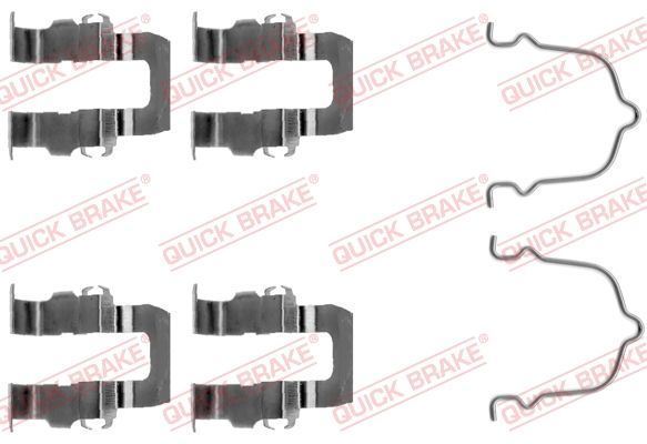 Комплектующие, колодки дискового тормоза QUICK BRAKE 1091119