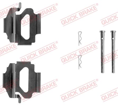 Комплектующие, колодки дискового тормоза QUICK BRAKE 1091140