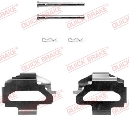 Комплектующие, колодки дискового тормоза QUICK BRAKE 1091141