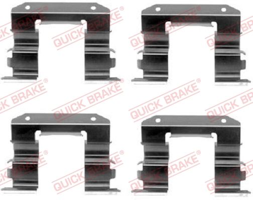 Комплектующие, колодки дискового тормоза QUICK BRAKE 1091182