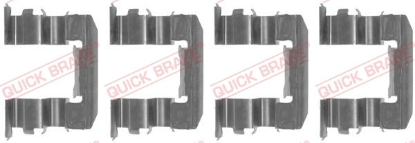 Комплектующие, колодки дискового тормоза QUICK BRAKE 1091184