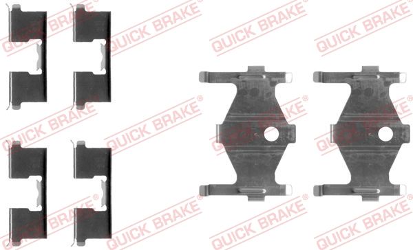 Комплектующие, колодки дискового тормоза QUICK BRAKE 1091185
