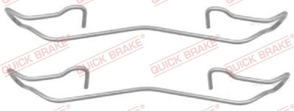 Комплектующие, колодки дискового тормоза QUICK BRAKE 1091187